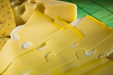 cut thinly slices of cheese
