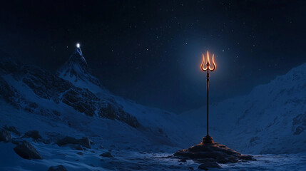 Shiva's Trident in the Himalayas