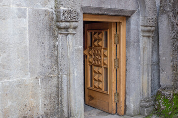 An open door from the Church to the outside,