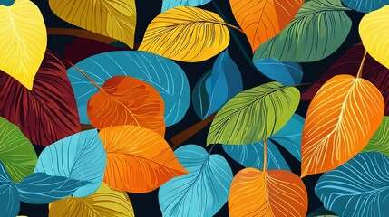 Fototapeta premium red, yellow, blue, and green