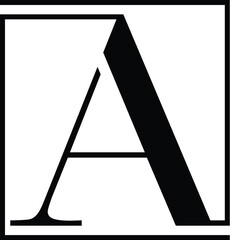 Vector A letter logo