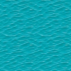 Obraz premium Turquoise water surface with subtle ripples creates a calming, organic texture. Seamless pattern, four tiles