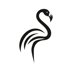 pink flamingo silhouette