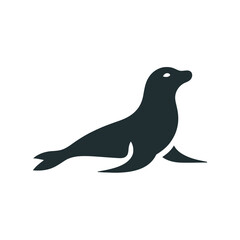 vector illustration of a seal