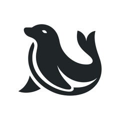 vector illustration of a seal