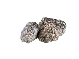 Pyrite is a brilliant mineral known for its golden hue and characteristic crystalline shapes.