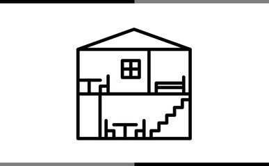 住宅の構造のアイコン