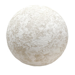 Textured Sphere on Transparent Background Subtle Pattern with Round Shape and Muted Tone