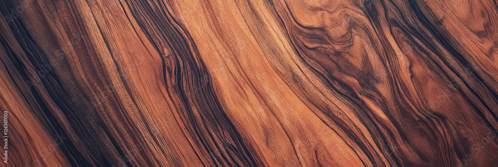 Poster close-up view of intricate wood grain showcasing unique textures and lines for design use