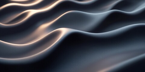 Obraz premium 3D Wavy Fabric: Abstract Texture and Modern Design