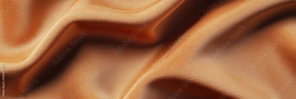 Poster peach suede fabric with smooth texture and subtle highlights for elegant design use