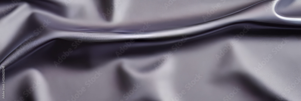 Poster elegant slate gray leather with smooth texture and subtle sheen for versatile use in design