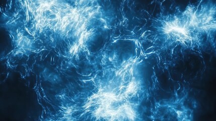 Obraz premium Abstract Swirling Water with Glowing Blue and White