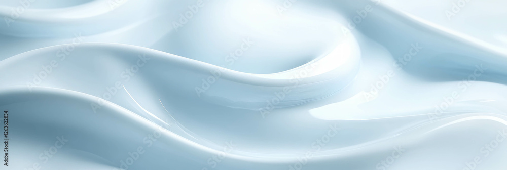 Poster texture of soft light blue waves creating a gentle water-like pattern