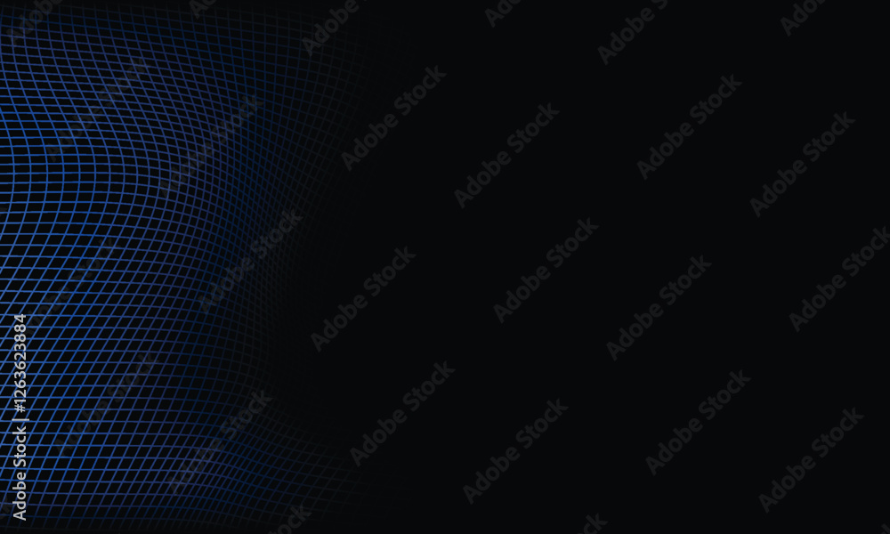Poster cyber big data flow particles bokeh. digital neural network. concept of ai artificial intelligence t