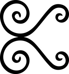 Line clip art design on plain white transparent isolated background for card, shirt, hoodie, sweatshirt, apparel, tag, mug, icon, poster or badge