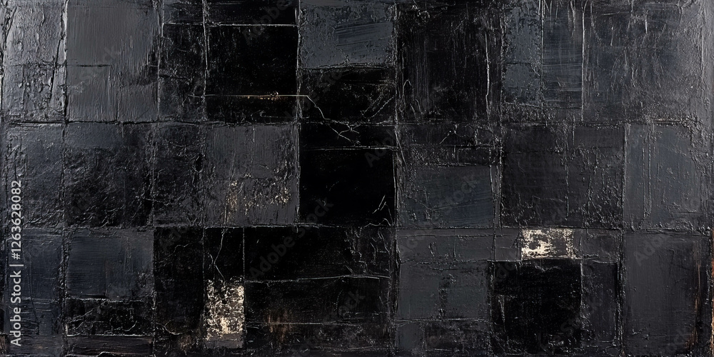 Poster unique black wall texture with grunge patterns and subtle lines creating an artistic appeal