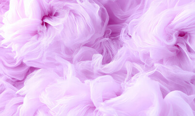 Soft Pink Textured Fabric Background with Delicate Flowing Layers Creating a Dreamy and Ethereal Atmosphere for Creative Projects