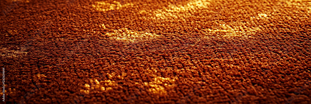 Aufkleber dense textured loop carpet showcasing rich copper hues and intricate patterns