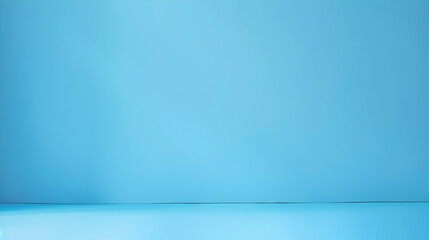 Serene blue background with smooth surface, ideal for product photography or minimalistic designs