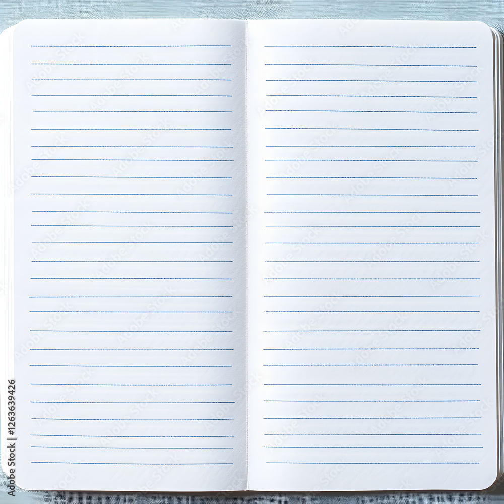 Aufkleber notebook paper background. blank pages of a notebook