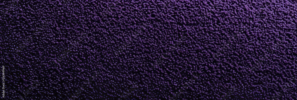 Poster deep purple carpet texture showcasing intricate cut and loop design with varied pile heights