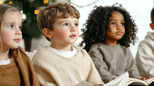 1_Children Learning About Jesus Story in Sunday School Class