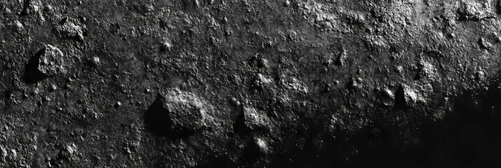 Exploration of textured dusty film showcasing varied particle shapes against a dark background