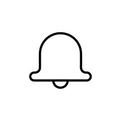 bell icon Vector illustration in black