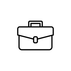 briefcase icon Vector illustration in black