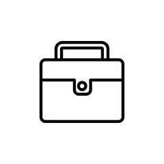 briefcase iconVector illustration in black