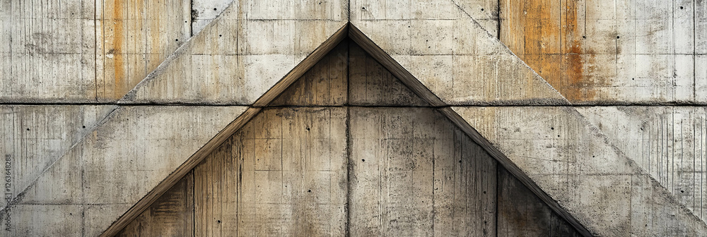 Poster geometric interlocking squares with earth tones create a smooth textured surface