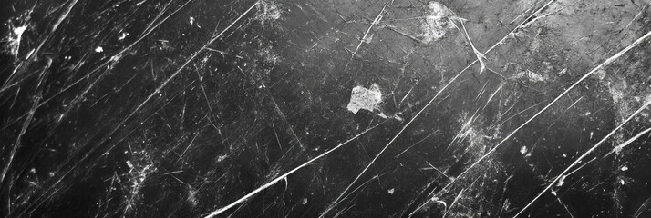 Texture of scratched film with dust particles and harsh lighting creating a vintage appearance