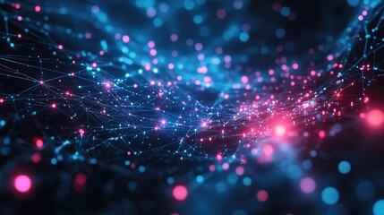 Fototapeta premium Cybersecurity concept for World Password Day: digital shield and encrypted network protection