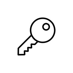 key icon Vector illustration in black