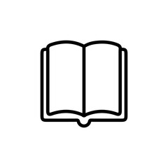 note book icon Vector illustration in black