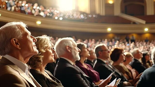 3_Church Congregation Singing Hymns During Worship Service