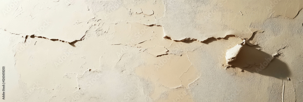 Poster textured wall displaying light beige brown tones with subtle grunge patterns and shadows