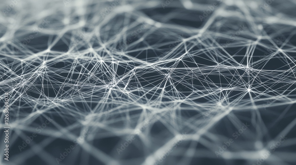 Poster abstract network connection, digital data flow, technology background, website design