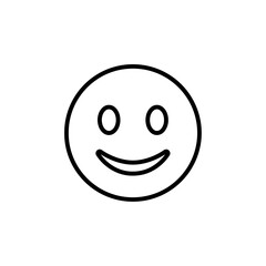 smile iconVector illustration in black