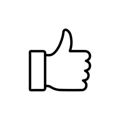 thumbsup iconVector illustration in black