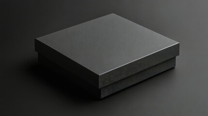 Naklejka premium Luxury packaging box mockup in rectangular design showcasing elegance and sophistication