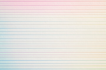 Fototapeta premium Notebook paper background. Paper lines