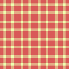 Classic red and beige gingham check pattern.  Perfect for backgrounds, textiles, websites, or packaging design.  A timeless, versatile image evoking feelings of warmth and tradition.