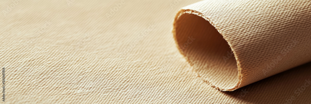 Poster light tan paper texture with diagonal crosshatch grain and smooth finish in close-up view