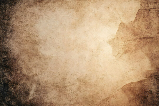 Old paper vintage texture surface background. Brown paper crumpled texture