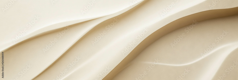 Poster elegant texture of light tan paper featuring fine diagonal waves with a smooth finish