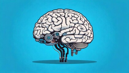 cybernetic brain, futuristic technology, artificial intelligence, human augmentation, neural network, brainpower, intellect, innovation, technology, science, digital, upgrade, improvement.