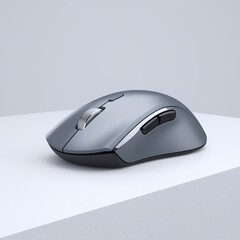 Sleek and modern computer mouse on a minimalist desk