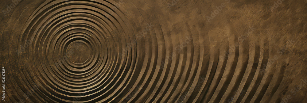 Poster medium brown paper texture with subtle concentric grain and uneven surface details